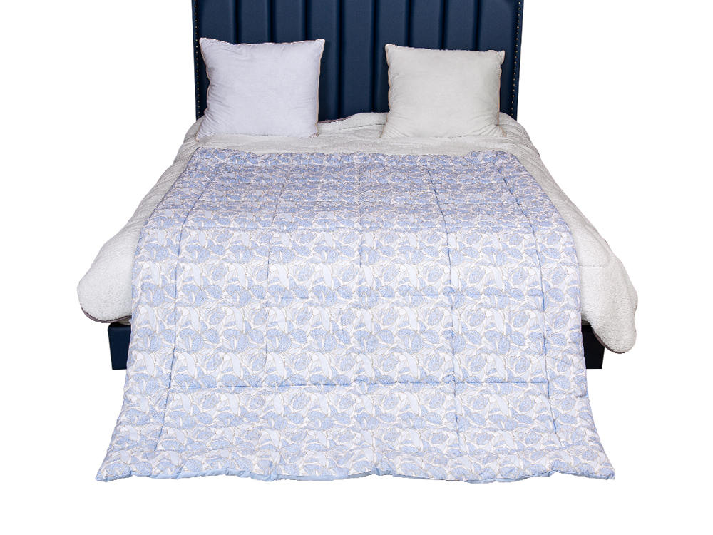 Harjattu kangas painettu peitto